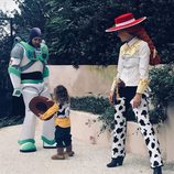 Justin Timberlake y Jessica Biel con su hijo en Halloween 2017