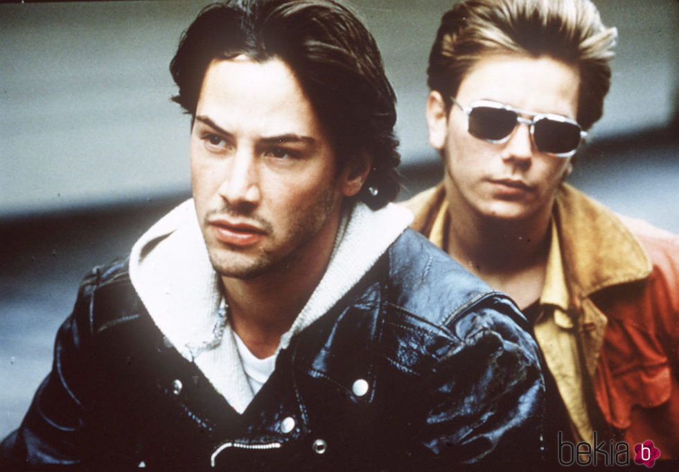 River Phoenix con Keanu Reeves