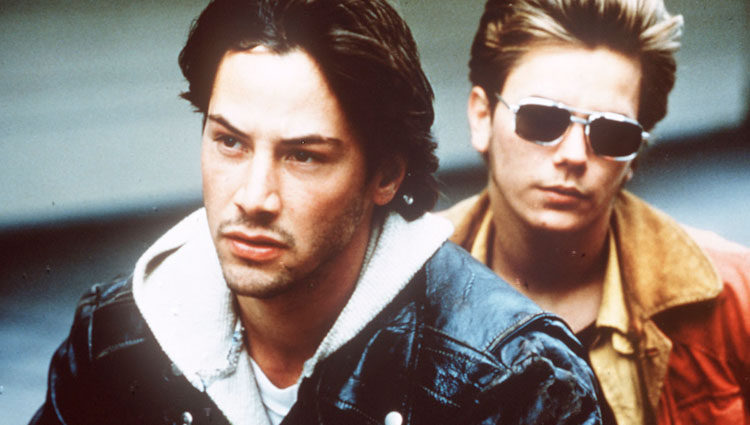 River Phoenix con Keanu Reeves