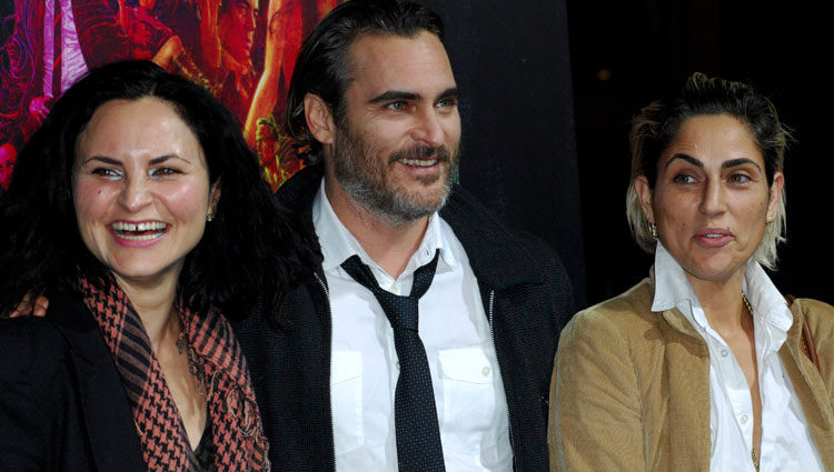 Los actores y hermanos Joaquin Phoenix, Summer Phoenix y Rain Phoenix