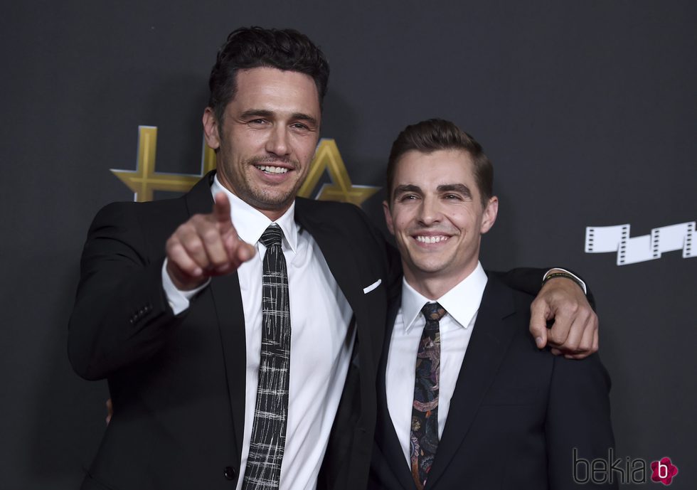 James Franco y Dave Franco en la alfombra roja de los Hollywood Film Awards 2017