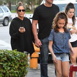 Jennifer Lopez y Alex Rodriguez en familia por Florida