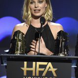 Margot Robbie en la gala de los Hollywood Film Awards 2017