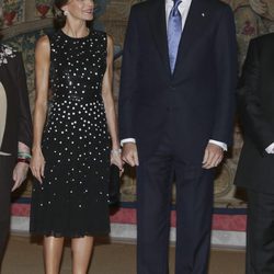 Los Reyes Felipe y Letizia en la cena con la que fueron agasajados por el presidente de Israel en El Pardo