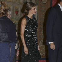 La Reina Letizia en la cena ofrecida por el presidente de Israel a los Reyes en El Pardo