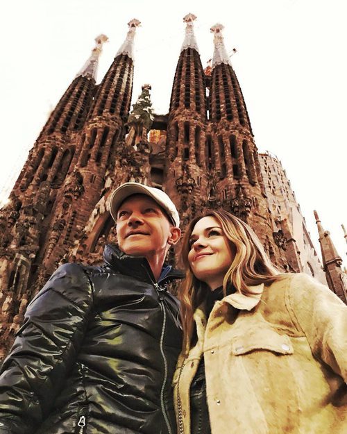 Antonio Banderas con su hija Stella del Carmen de viaje en Barcelona