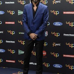 Santi Millán en la alfombra roja de los 40 Principales Music Awards 2017