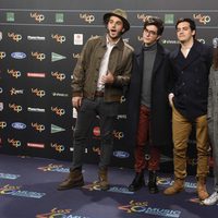 Morat en la alfombra roja de los 40 Principales Music Awards 2017