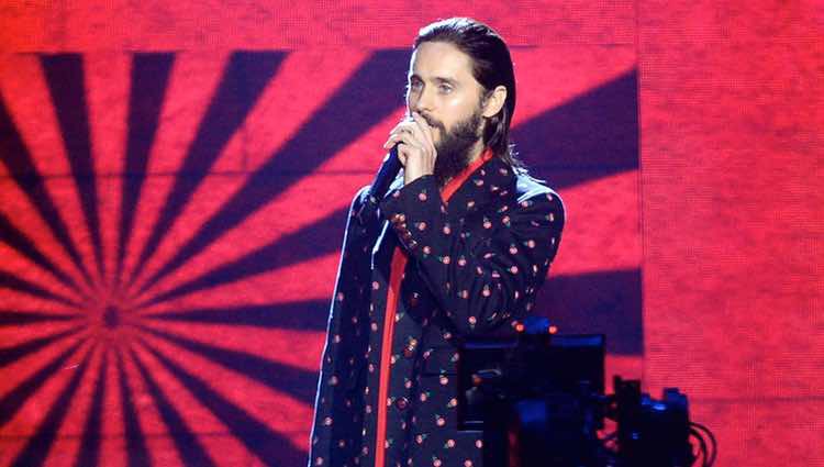 Jared Leto en la gala de los los MTV EMA 2017