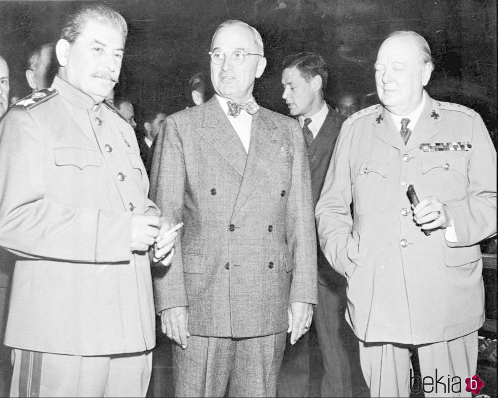 Stalin, Truman y Churchill en 1945