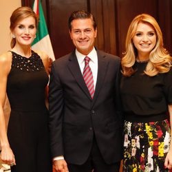 La Reina Letizia en una reunión con Enrique Peña Nieto y Angélica Rivera en Los Pinos