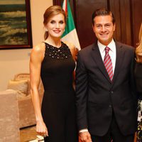 La Reina Letizia en una reunión con Enrique Peña Nieto y Angélica Rivera en Los Pinos