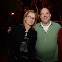 Harvey Weinstein, Meryl Streep y Margo Martindale promocionando 'August: Osage County'