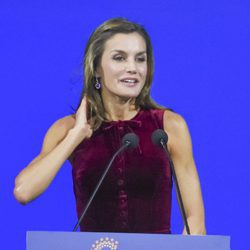 La Reina Letizia en su discurso en el Official World Cancer Leaders' Summit de México