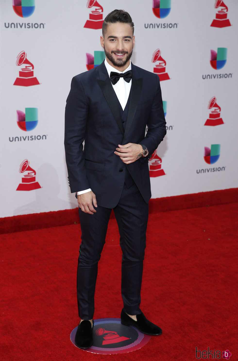 Maluma en la entrega de los Grammy Latino 2017