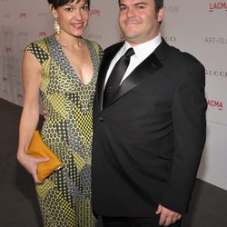 Tanya Haden y Jack Black en la gala homenaje a Clint Eastwood en Los Angeles