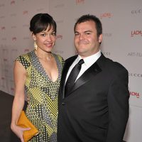 Tanya Haden y Jack Black en la gala homenaje a Clint Eastwood en Los Angeles