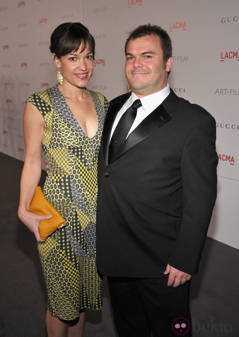 Tanya Haden y Jack Black en la gala homenaje a Clint Eastwood en Los Angeles