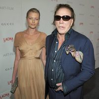 Mickey Rourke y Anastassija Makarenko en la gala homenaje a Clint Eastwood