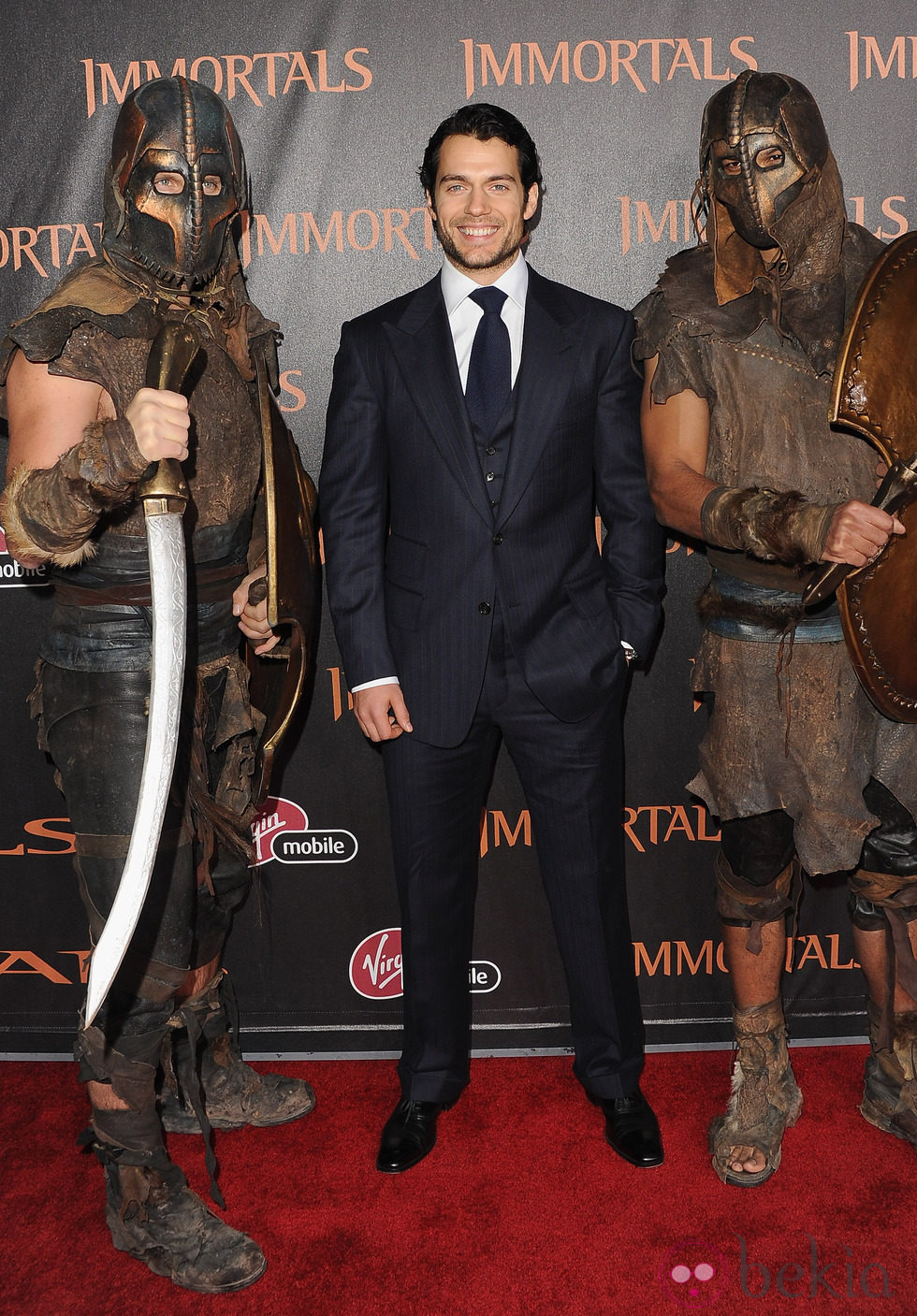 Henry Cavill en el estreno de 'Los Inmortales' en Los Ángeles