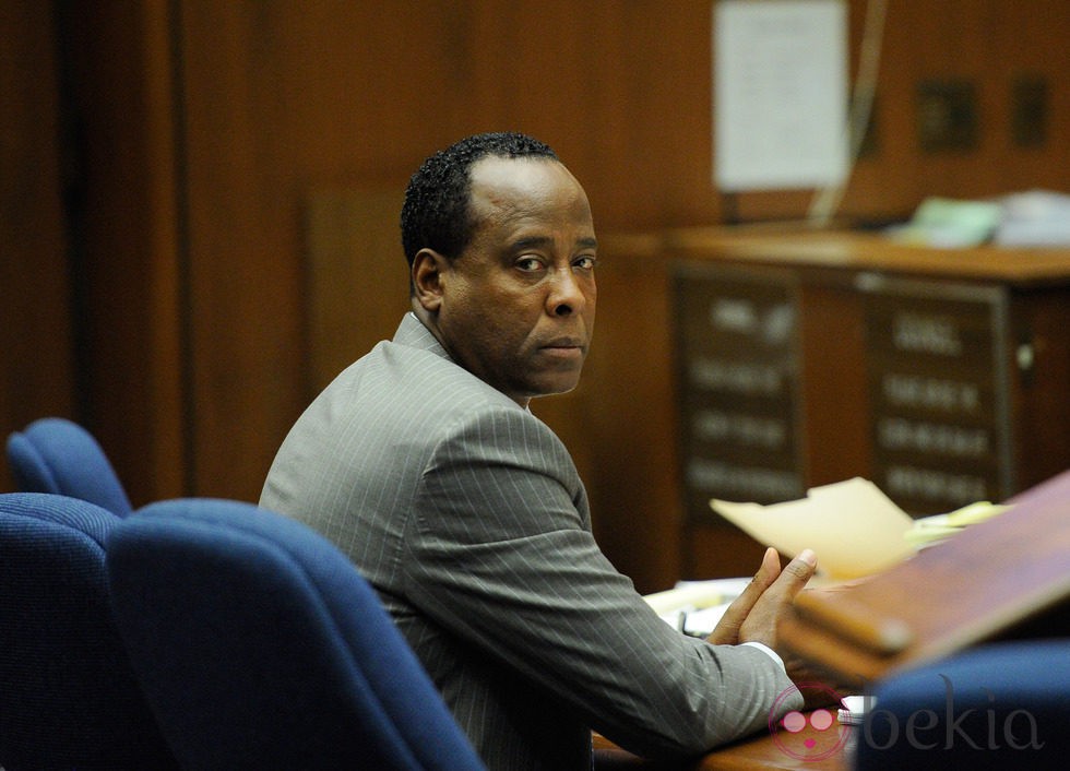 El doctor Conrad Murray durante el juicio por la muerte de Michael Jackson