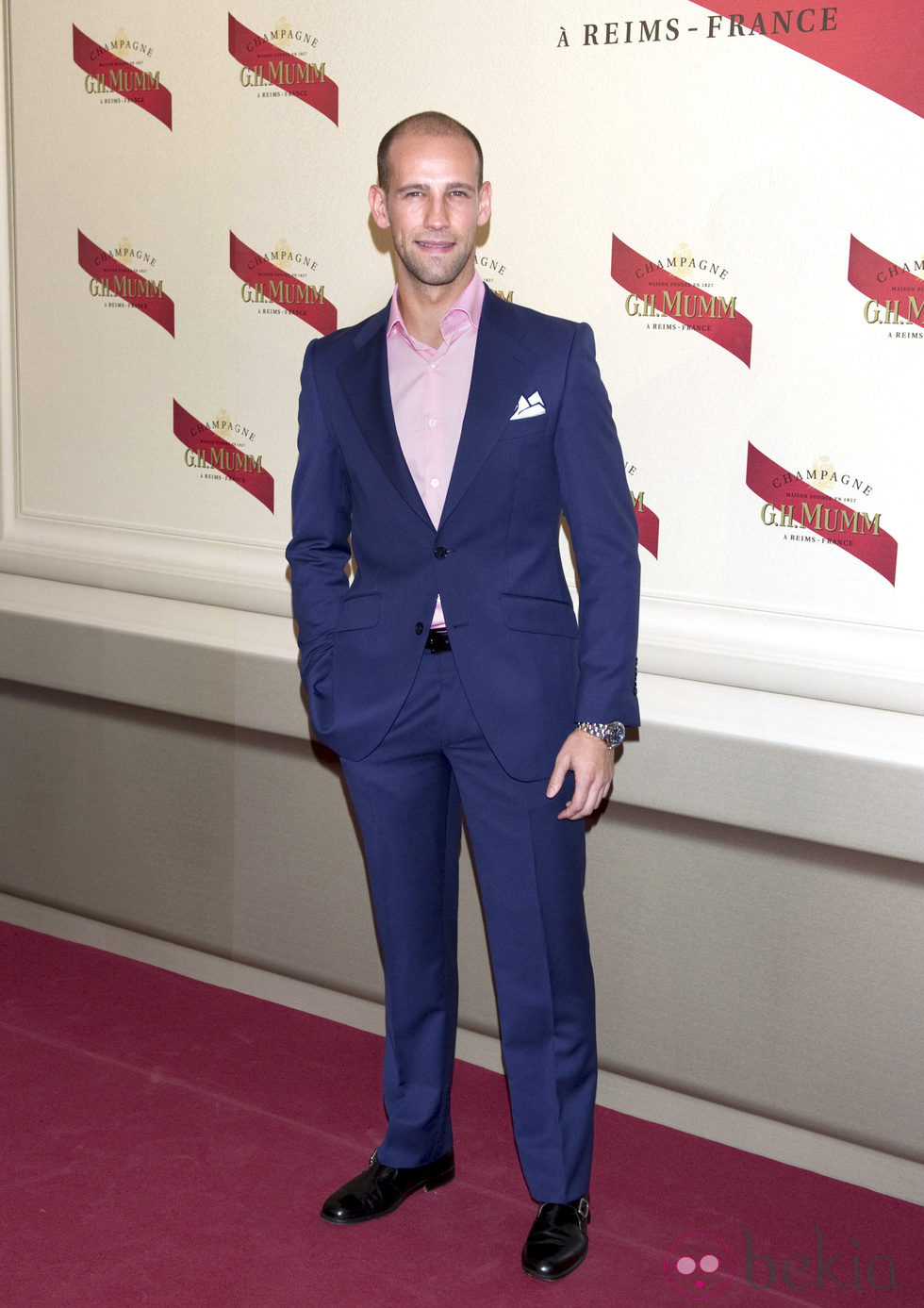 Gonzalo Miró en la inauguración de la 'Maison Mumm Oyster Bar'