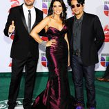 Álex Ubago, Lena Burke y Jorge Villamizar en los Grammy Latinos 2011