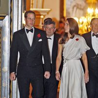 Los Duques Guillermo y Catalina de Cambridge en la cena de 'National Memorial Arboretum'