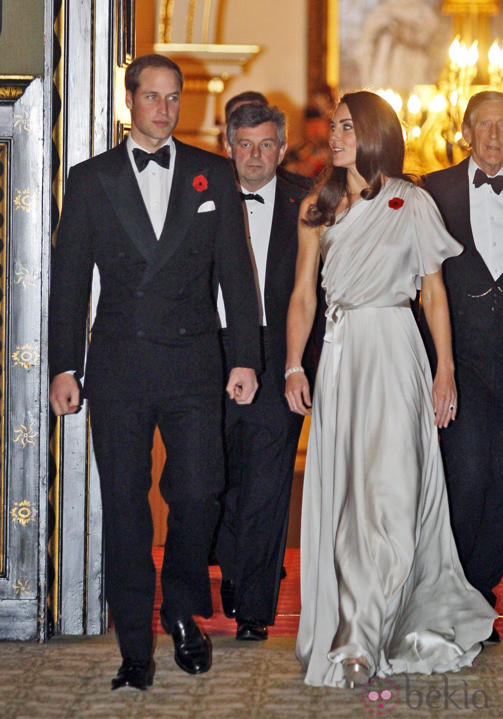 Los Duques Guillermo y Catalina de Cambridge en la cena de 'National Memorial Arboretum'