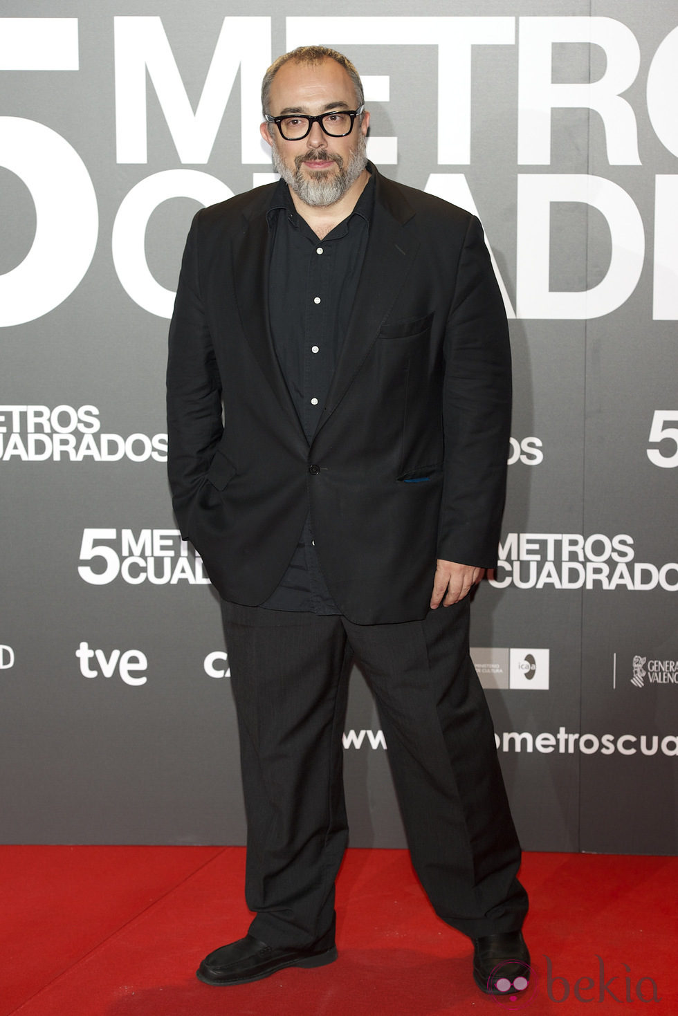 Álex de la Iglesia en la premiere de 'Cinco metros cuadrados'