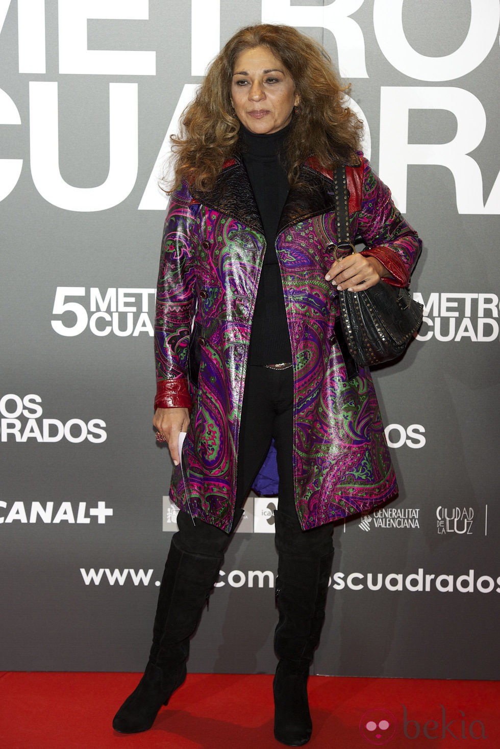 Lolita en la premiere de 'Cinco metros cuadrados'