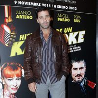 Juan Pablo Shuk en el estreno de 'Karaoke'