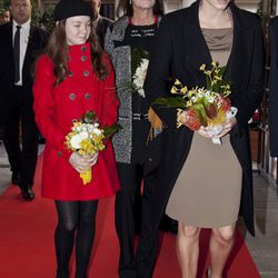 Las Princesas Charlene y Carolina de Mónaco y Alexandra de Hannover