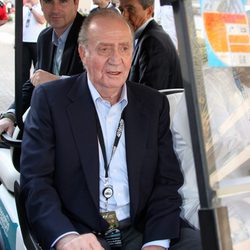 El Rey Juan Carlos en el Gran Premio de Abu Dabi