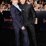 Peter Facinelli y Kellan Lutz en el estreno de 'Amanecer. Parte 1' en Los Ángeles