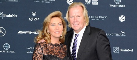 Norma Duval y Matthias Kühn en la gala de los Premios Laureus 2011