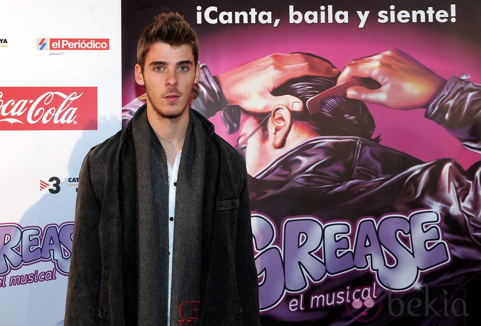 David De Gea en el estreno de 'Grease' en Barcelona