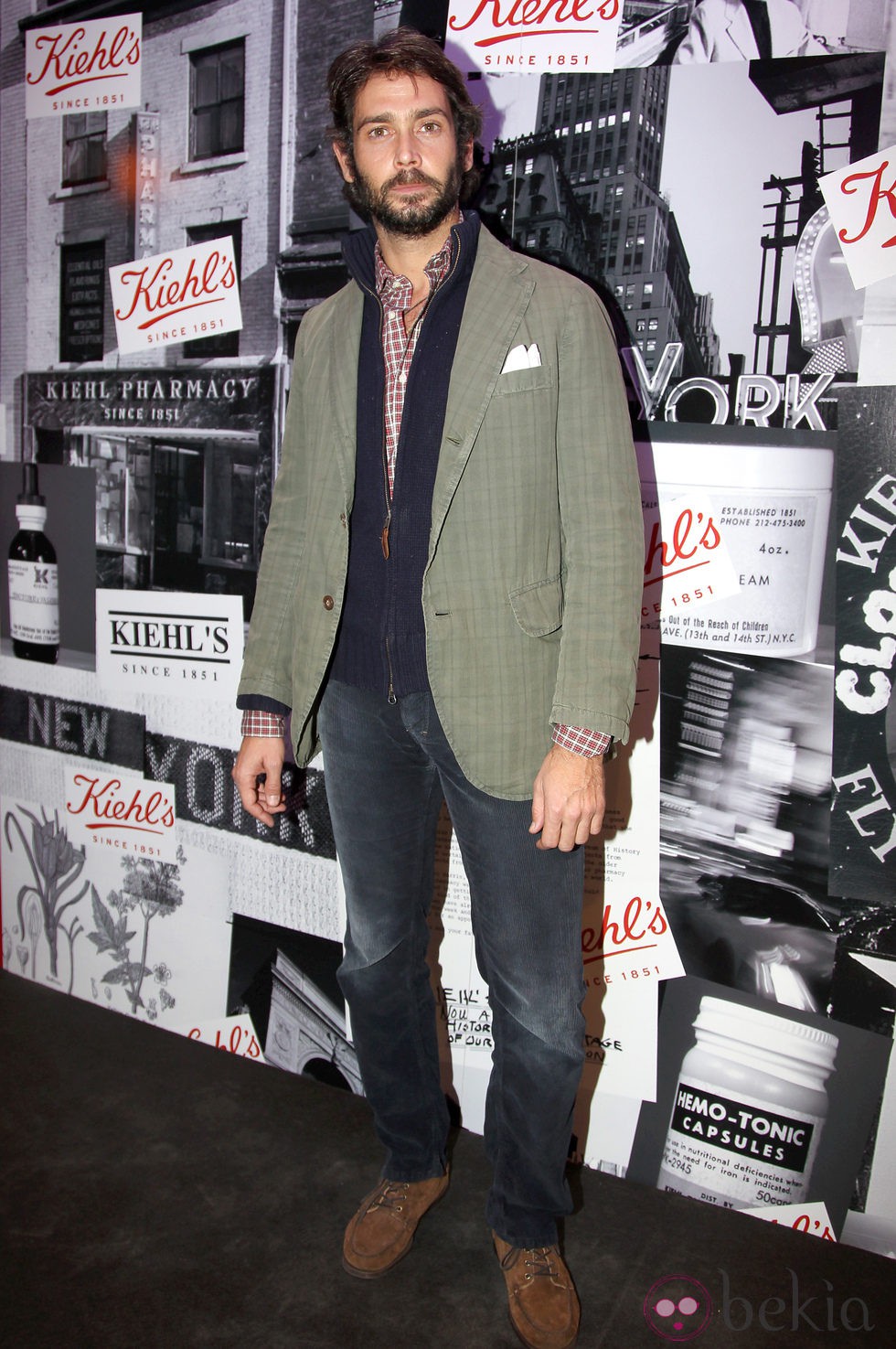 Sebastián Palomo Danko en la fiesta de inauguración de Kiehl's