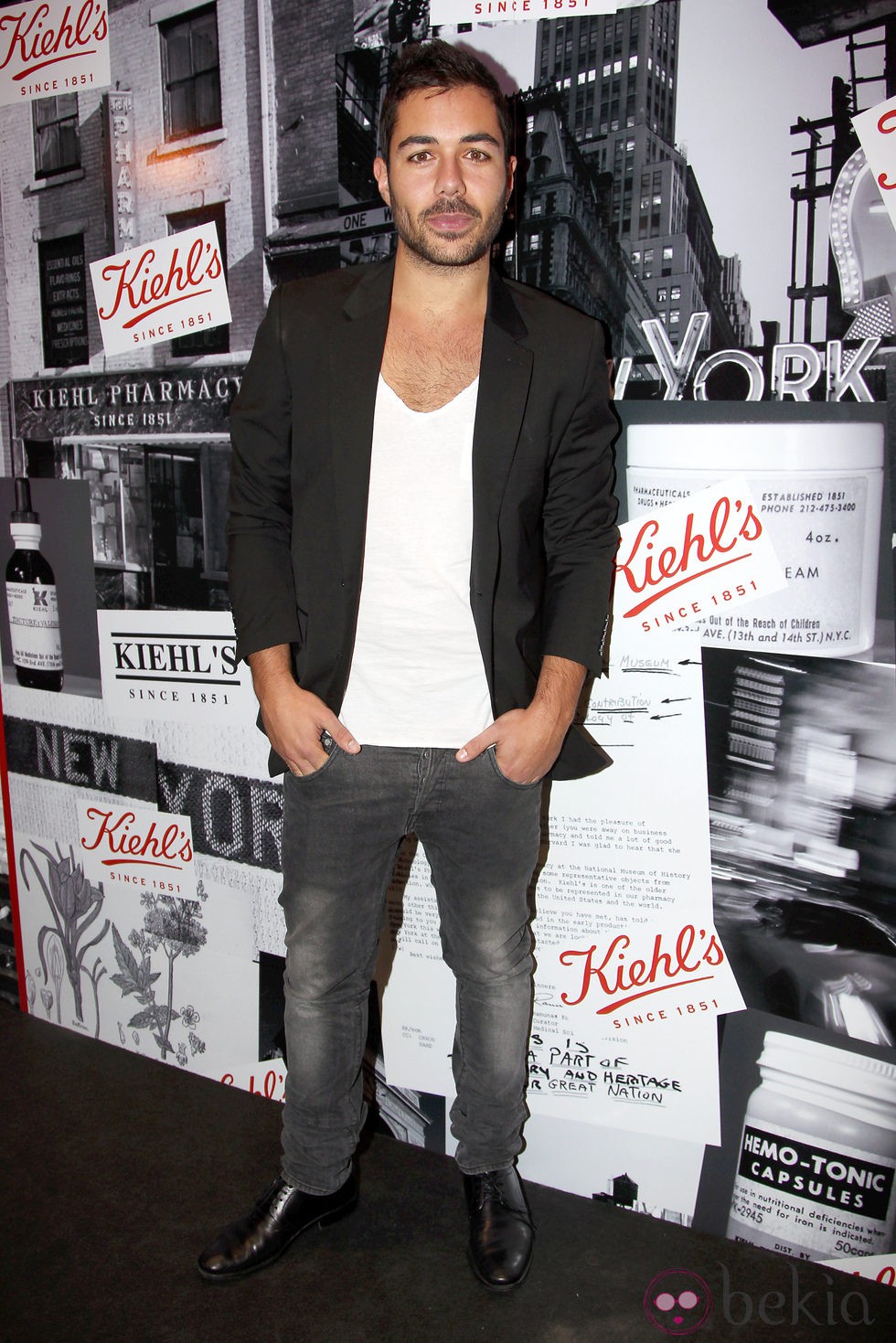 David Seijo en la fiesta de inauguración de Kiehl's