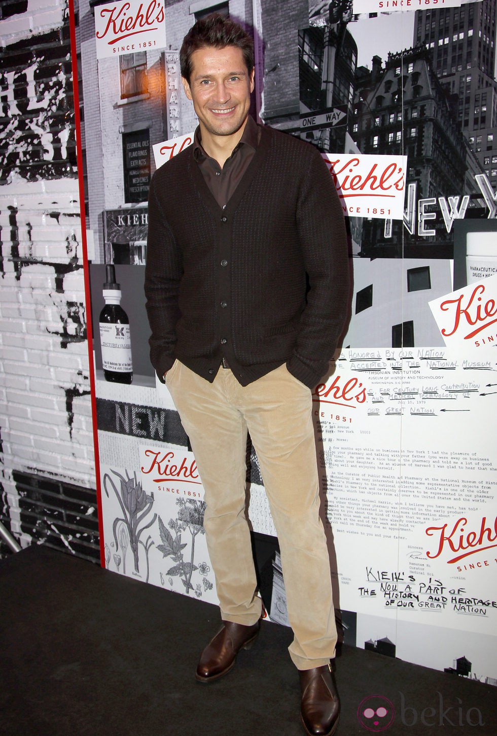 Jaime Cantizano en la fiesta de inauguración de Kiehl's