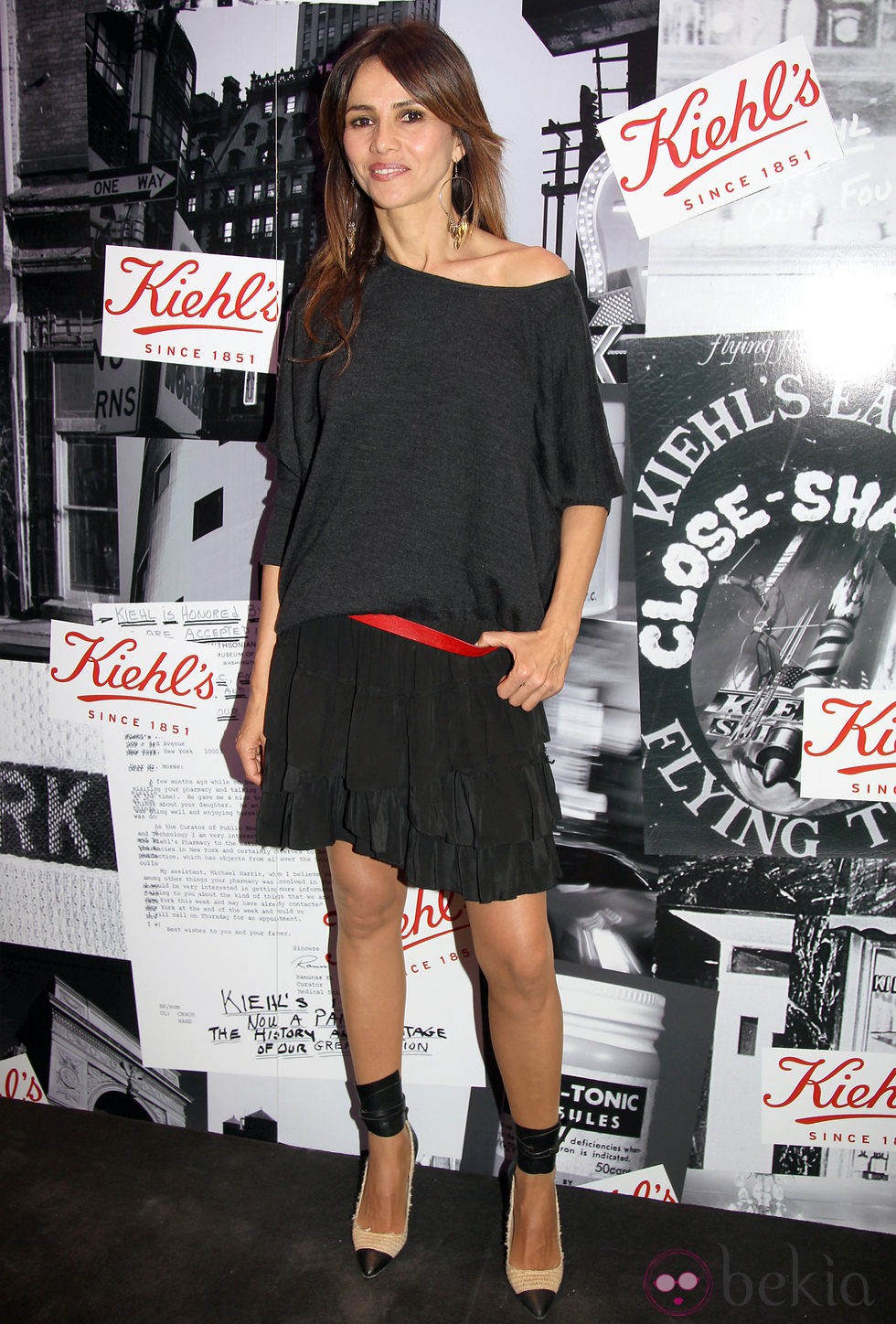 Goya Toledo en la fiesta de inauguración de Kiehl's