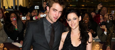 Robert Pattinson y Kristen Stewart estrenan 'Amanecer. Parte 1' en Londres