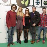 Iván Sánchez, Edurne, Elena Furiase, Boris Izaguirre y Fonsi Nieto 