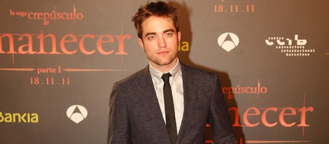 Robert Pattinson en el estreno de 'Amanecer. Parte 1' en Barcelona