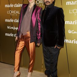 Tilda Swinton y Haider Ackermann en los Premios Prix de Moda de Marie Claire 2011