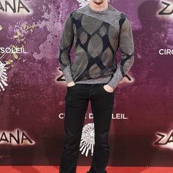 Adrián Lastra en el estreno de Zarkana