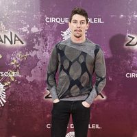 Adrián Lastra en el estreno de Zarkana