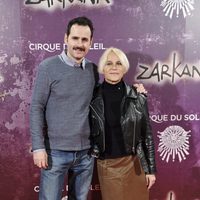 Luis Miguel Seguí y Antonia San Juan en el estreno de Zarkana