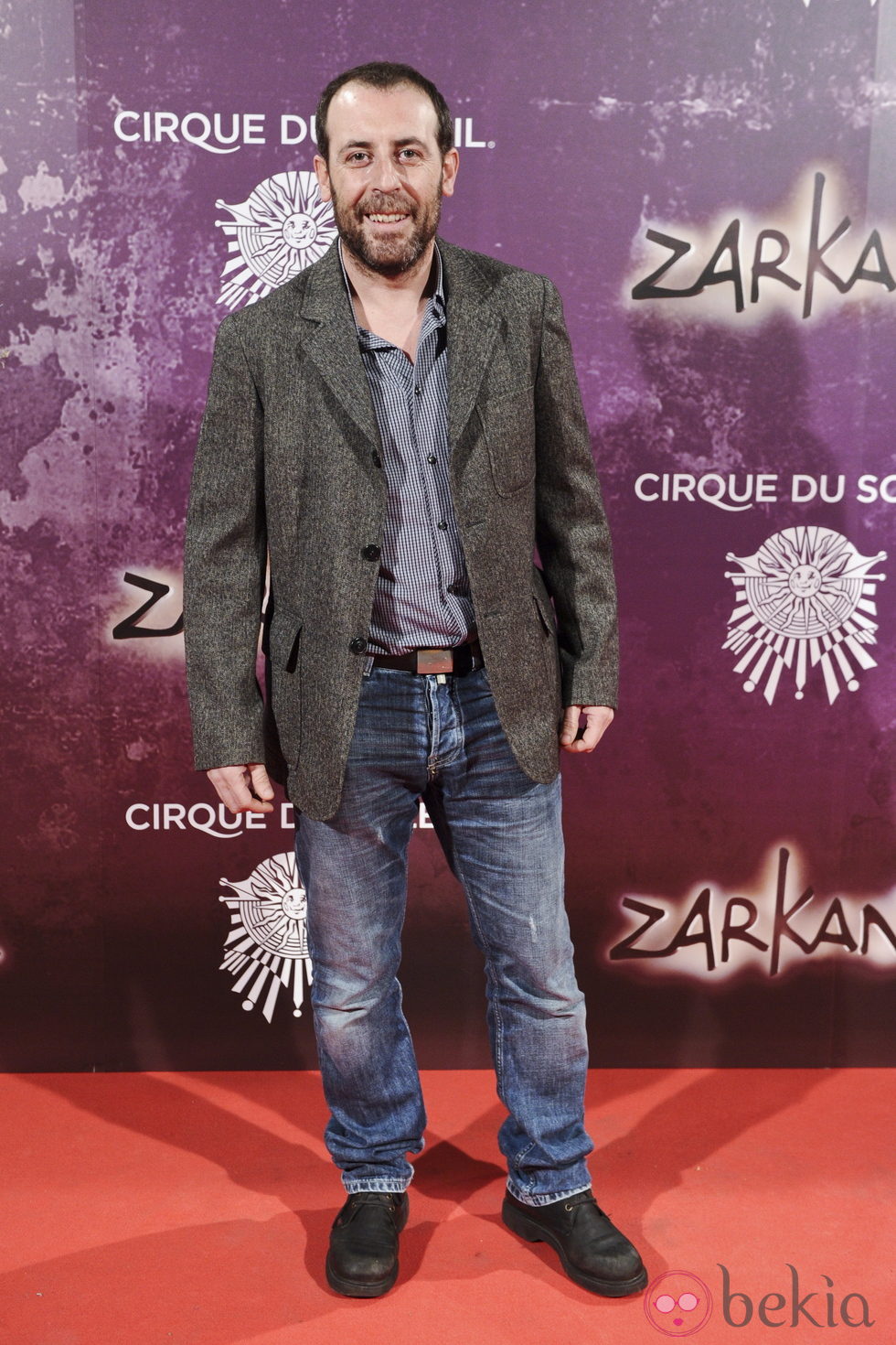 Antonio Molero en el estreno de Zarkana