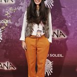 Inma Cuesta en el estreno de Zarkana